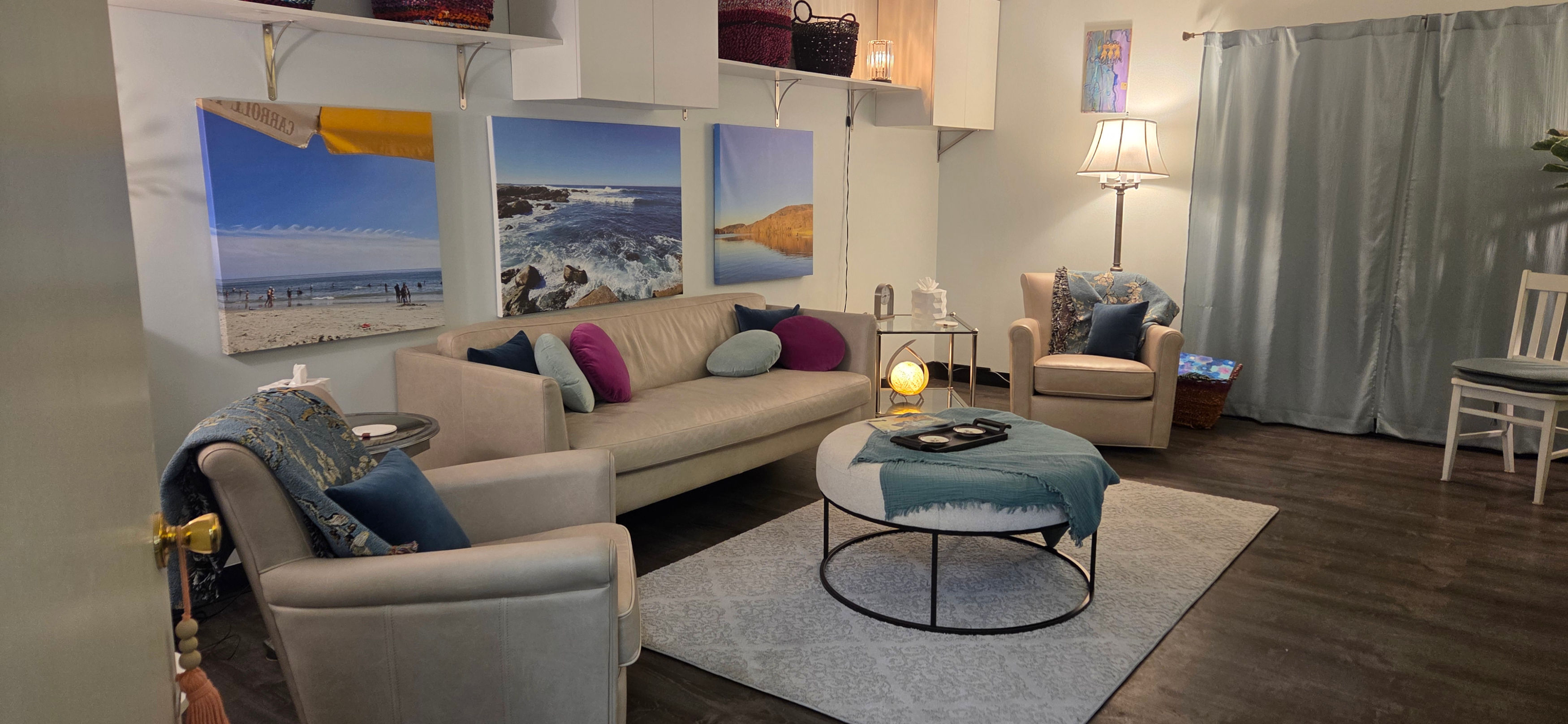 Karen Sussan's therapy office in Suffern, New York